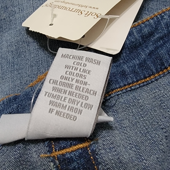 Soft Surroundings Denim Pleated Skirt - Picture 9 of 9